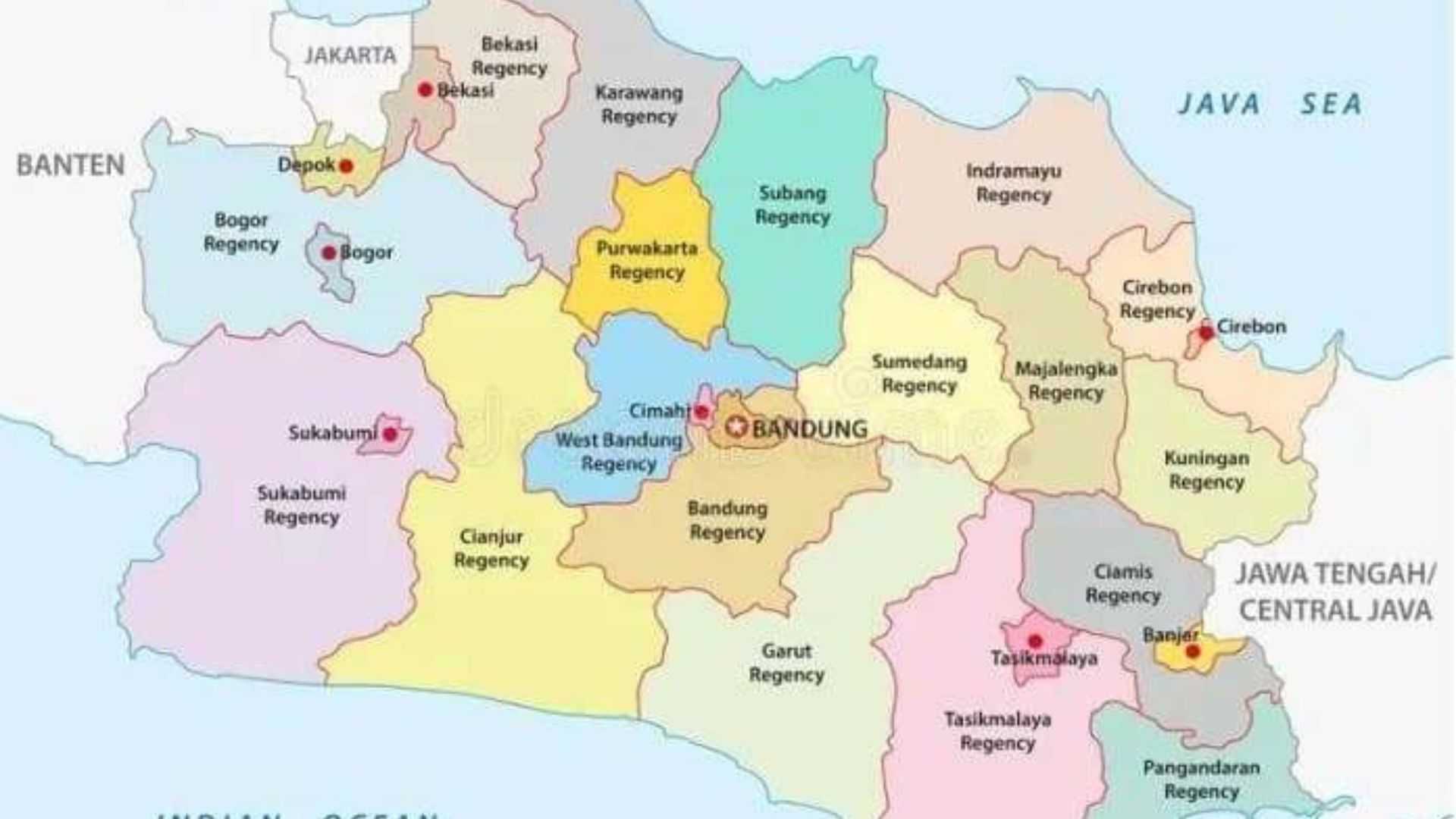 List 27 Kabupaten dan Kota di Jawa Barat dengan Julukannya yang Unik